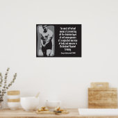 Workout Motivierend Poster (Küche)