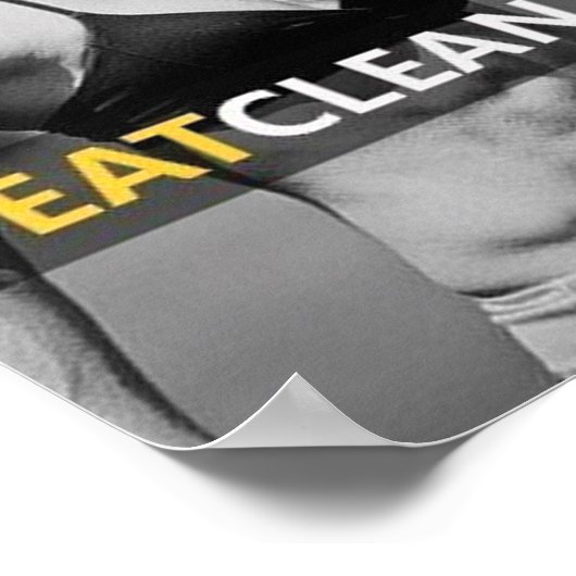 Workout Motivierend Poster (Ecke)