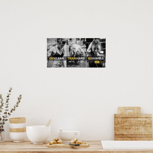 Workout Motivierend Poster (Küche)