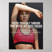 Workout Motivierend Poster (Vorne)