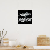 Workout Motivierend Poster (Küche)