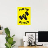 Workout Motivierend Poster (Heimbüro)