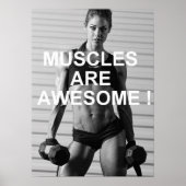 Workout Motivierend Poster (Vorne)