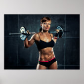Workout Motivierend Poster (Vorne)