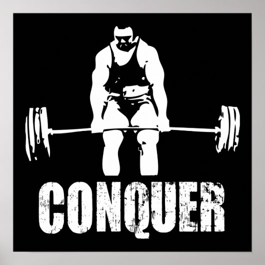 Workout Motivierend Poster (Vorne)
