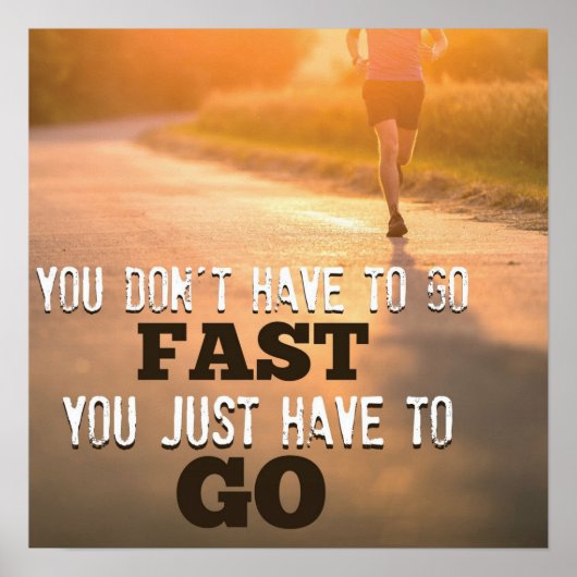 Workout Motivierend Poster (Vorne)