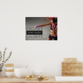 Workout Motivierend Poster (Küche)