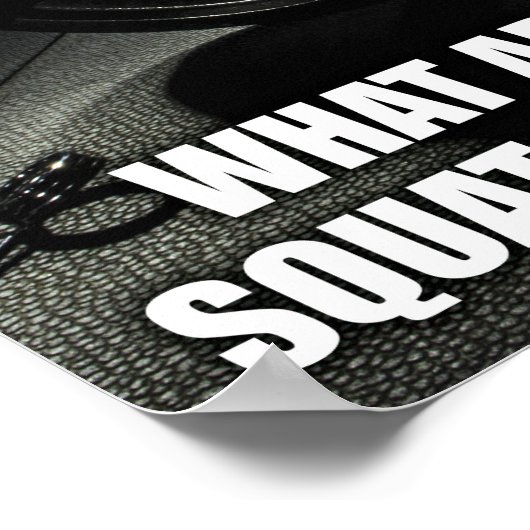 Workout Motivierend Poster (Ecke)