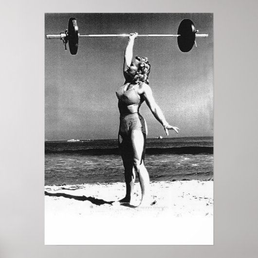 Workout Motivierend Poster (Vorne)