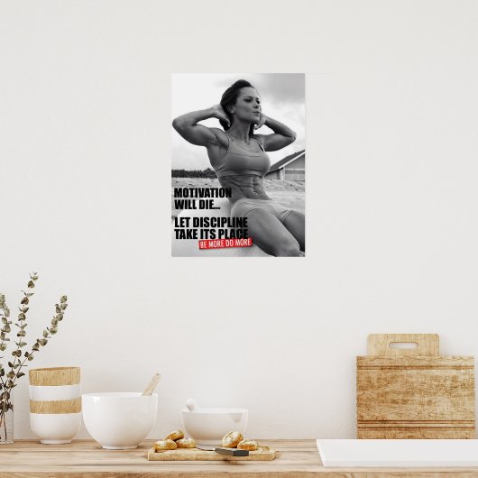 Workout Motivierend Poster (Küche)
