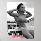 Workout Motivierend Poster (Vorne)
