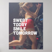 Workout Motivierend Poster (Vorne)