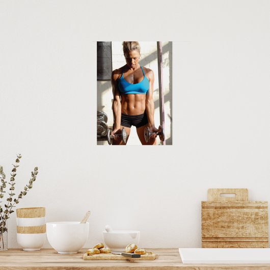 Workout Motivierend Poster (Küche)