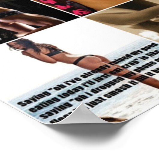 Workout Motivierend Poster (Ecke)