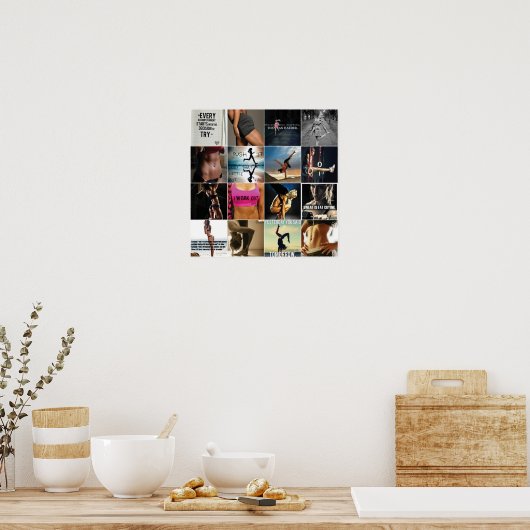 Workout Motivierend Poster (Küche)