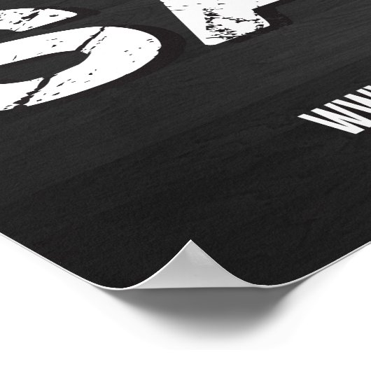 Workout Motivierend Poster (Ecke)