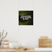 Workout Motivierend Poster (Küche)