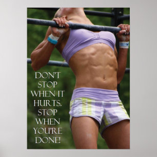 Workout Motivierend Poster