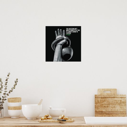 Workout Motivierend Poster (Küche)