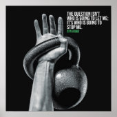 Workout Motivierend Poster (Vorne)