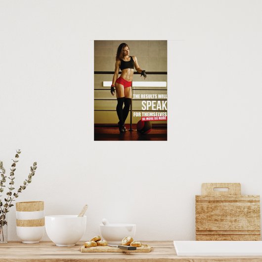 Workout Motivierend Poster (Küche)