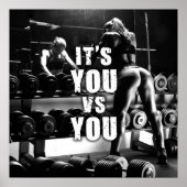 Workout Motivierend Poster (Vorne)