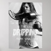 Workout Motivierend Poster (Vorne)