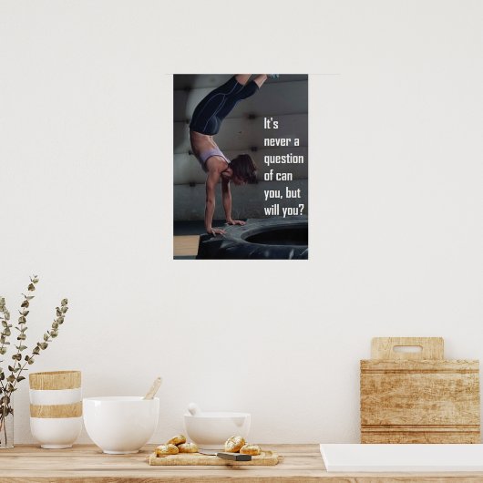 Workout Motivierend Poster (Küche)