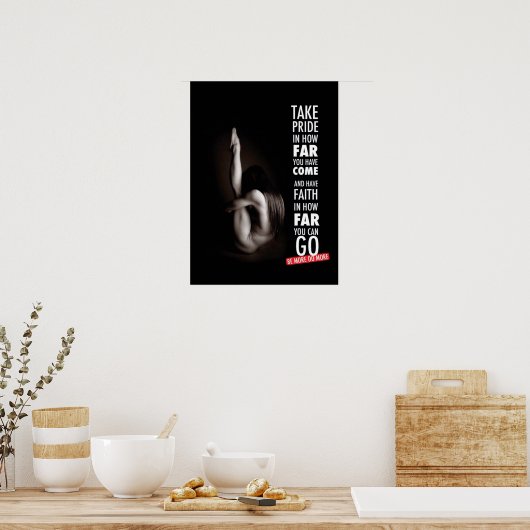 Workout Motivierend Poster (Küche)
