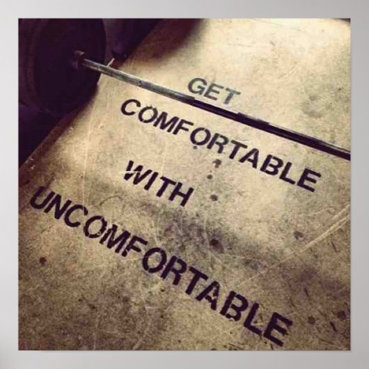 Workout Motivierend Poster (Vorne)