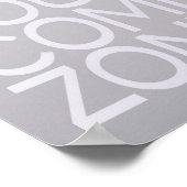 Workout Motivierend Poster (Ecke)