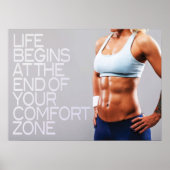 Workout Motivierend Poster (Vorne)