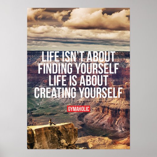 Workout Motivierend Poster (Vorne)