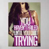 Workout Motivierend Poster (Vorne)