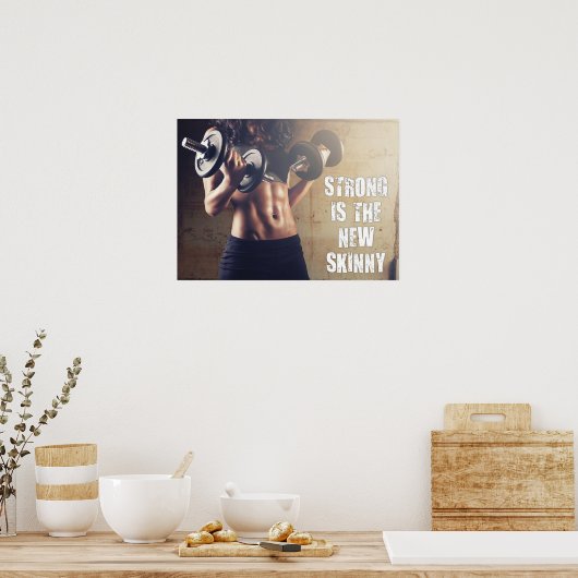 Workout Motivierend Poster (Küche)