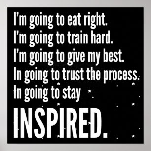 Workout Motivierend Poster