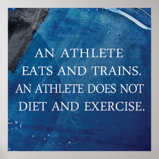 Workout Motivierend Poster (Vorne)