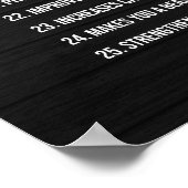 Workout Motivierend Poster (Ecke)