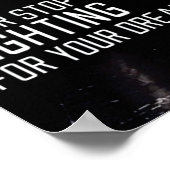 Workout Motivierend Poster (Ecke)