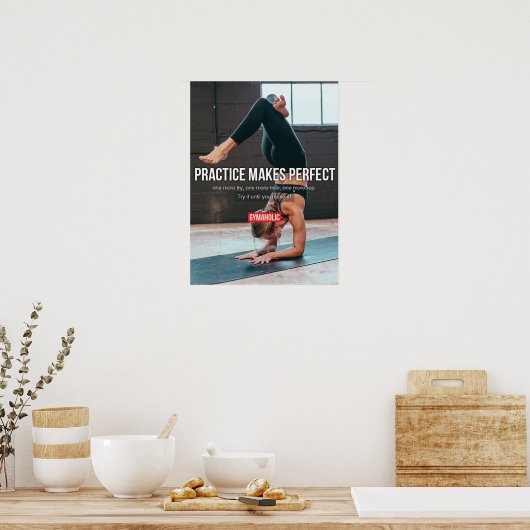 Workout Motivierend Poster (Küche)