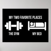 Workout Motivierend Poster (Vorne)