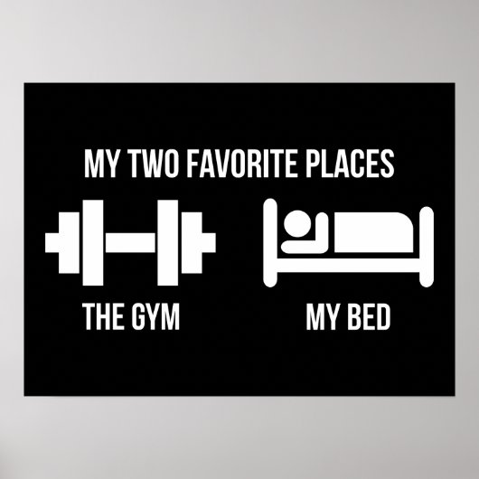 Workout Motivierend Poster (Vorne)