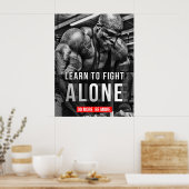 Workout Motivierend Poster (Küche)