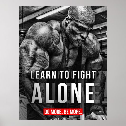 Workout Motivierend Poster (Vorne)