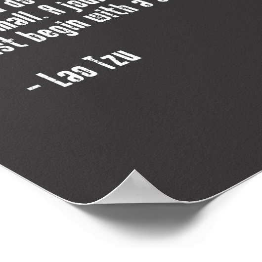 Workout Motivierend Poster (Ecke)