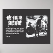 Workout Motivierend Poster (Vorne)