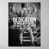 Workout Motivierend Poster (Vorne)