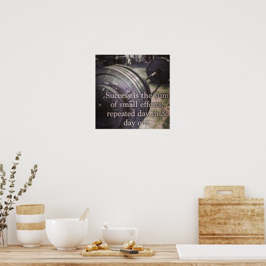 Workout Motivierend Poster (Küche)