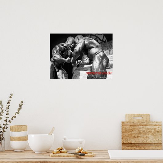 Workout Motivierend Poster (Küche)