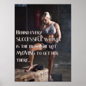 Workout Motivierend Poster (Vorne)